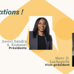 Encart présentation de la nouvelle présidence et vice-présidence